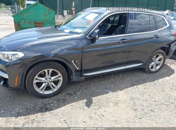 5UXTY5C05L9B09585 2020 BMW X3 Gray Դիմացի տեսք