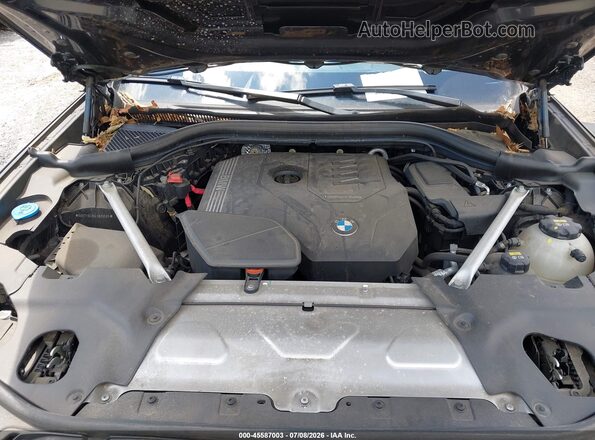 5UXTY5C05L9B09585 2020 BMW X3 Gray Հետևի տեսք