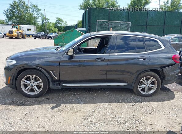 5UXTY5C05L9B09585 2020 BMW X3 Gray Սալոնի 360 աստիճան տեսք