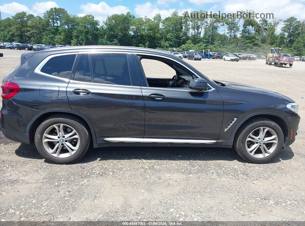 5UXTY5C05L9B09585 2020 BMW X3 Gray Սալոնի հետևի տեսք