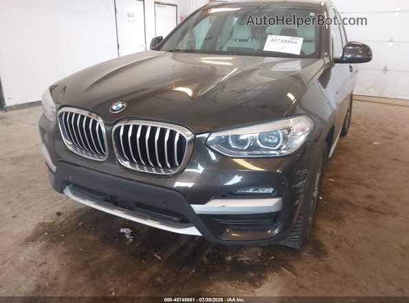 5UXTY5C05L9B28315 2020 BMW X3 Gray Вид спереду