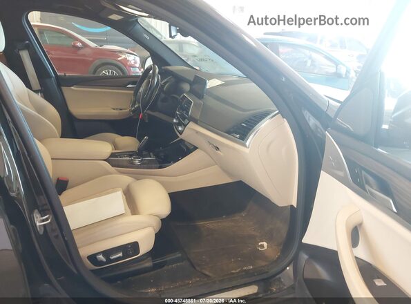 5UXTY5C05L9B28315 2020 BMW X3 Gray Вид салону спереду
