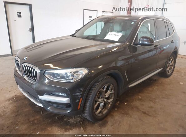 5UXTY5C05L9B28315 2020 BMW X3 Gray Передня ліва чверть