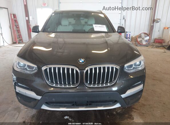 5UXTY5C05L9B28315 2020 BMW X3 Gray Вид задньої частини салону