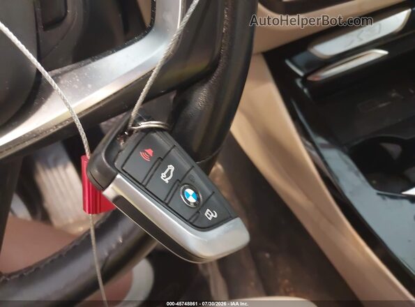 5UXTY5C05L9B28315 2020 BMW X3 Gray Вид панелі приладів
