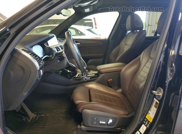 5UXTY5C05L9C74035 2020 BMW X3 Black Սալոնի դիմացի տեսք