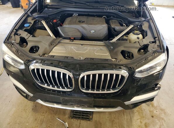 5UXTY5C05L9C74035 2020 BMW X3 Black Շարժիչի բաժամունքի տեսք