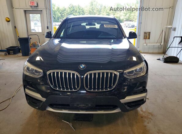 5UXTY5C05L9C74035 2020 BMW X3 Black Դիմացի տեսք