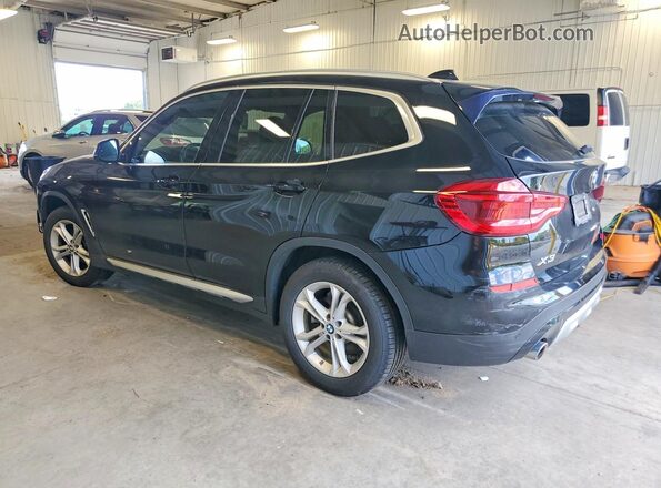 5UXTY5C05L9C74035 2020 BMW X3 Black Հետևի ձախ