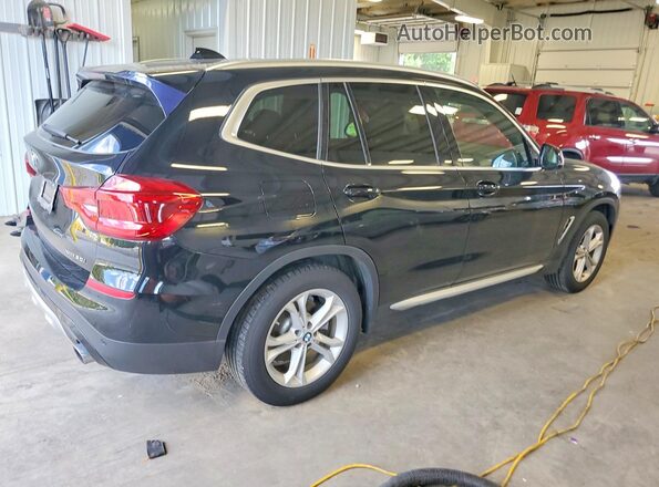 5UXTY5C05L9C74035 2020 BMW X3 Black Հետևի աջ