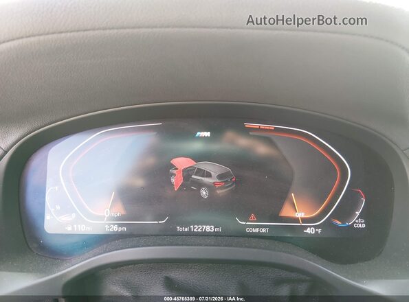 5UXTY5C05M9E63656 2021 BMW X3 White Widok tylnych siedzeń