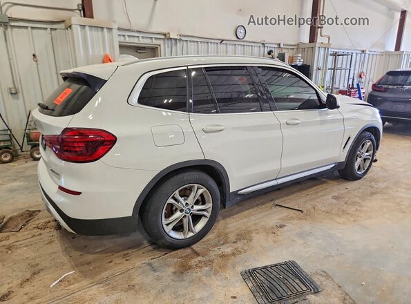 5UXTY5C05M9E85107 2021 BMW X3 White Trasero derecho