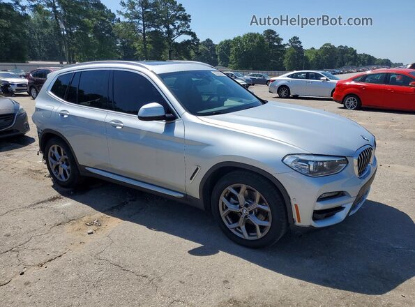 5UXTY5C05M9H85150 2021 BMW X3 Silver წინა მარჯვენა