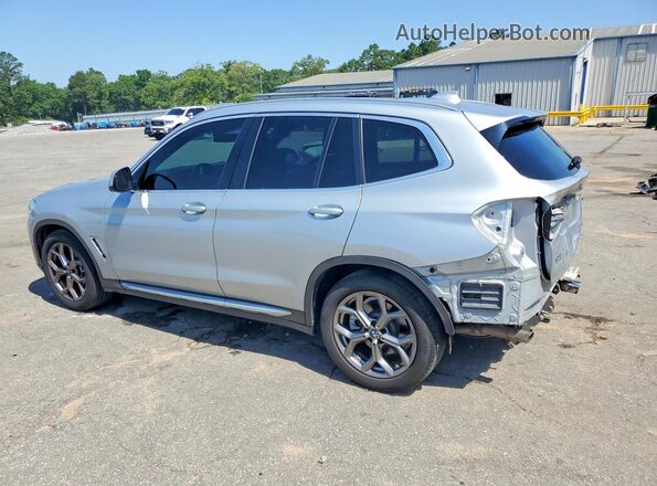 5UXTY5C05M9H85150 2021 BMW X3 Silver უკანა მარცხენა