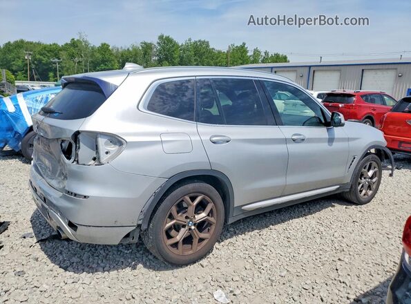 5UXTY5C06M9F16316 2021 BMW X3 Silver Rear right