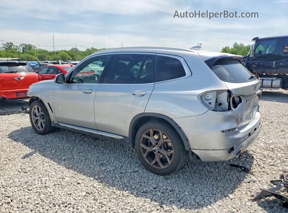 5UXTY5C06M9F16316 2021 BMW X3 Silver Rear left