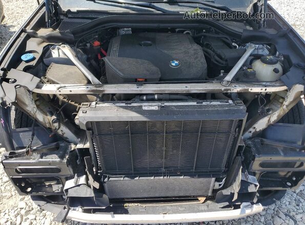 5UXTY5C06M9F16316 2021 BMW X3 Silver Engine compartment view