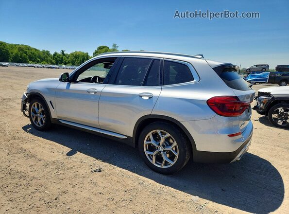 5UXTY5C06M9H22123 2021 BMW X3 Серебряный Задняя левая четверть