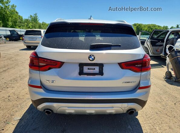 5UXTY5C06M9H22123 2021 BMW X3 Серебряный Вид сзади