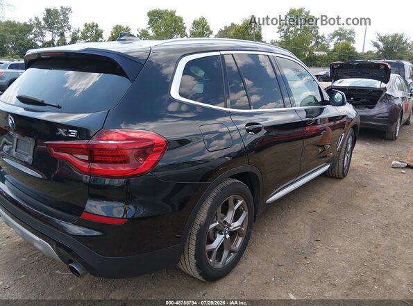 5UXTY5C07L9C62565 2020 BMW X3 Black Rear right