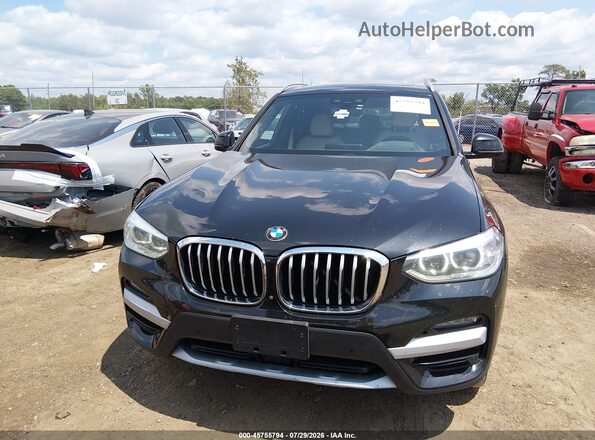 5UXTY5C07L9C62565 2020 BMW X3 Black Front view