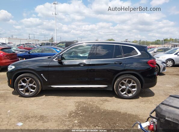 5UXTY5C07L9C62565 2020 BMW X3 Black 360 interior view