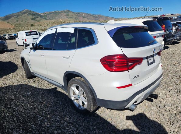 5UXTY5C07M9G33371 2021 BMW X3 White Rear left