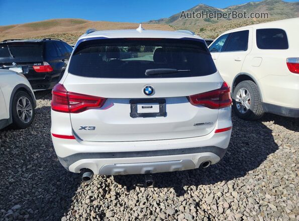 5UXTY5C07M9G33371 2021 BMW X3 White Rear view