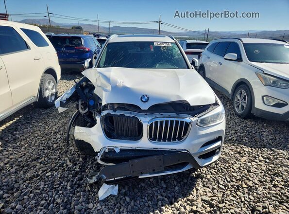 5UXTY5C07M9G33371 2021 BMW X3 White Front view