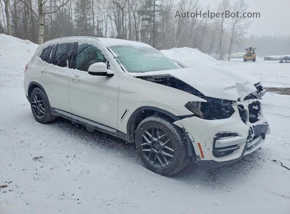 5UXTY5C07M9G99242 2021 BMW X3 White Przód prawy
