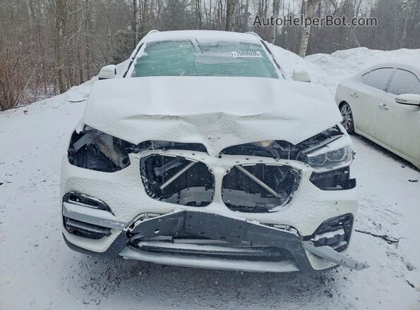 5UXTY5C07M9G99242 2021 BMW X3 White Widok z przodu