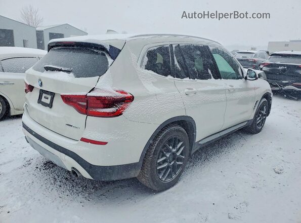 5UXTY5C07M9G99242 2021 BMW X3 White Tył prawy