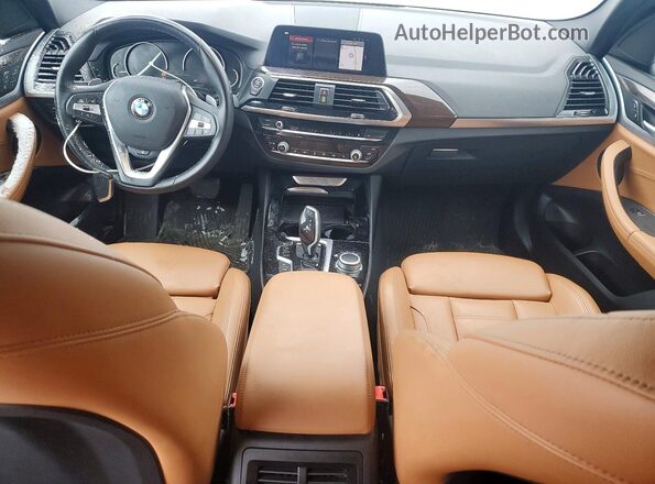 5UXTY5C07M9G99242 2021 BMW X3 White Widok deski rozdzielczej
