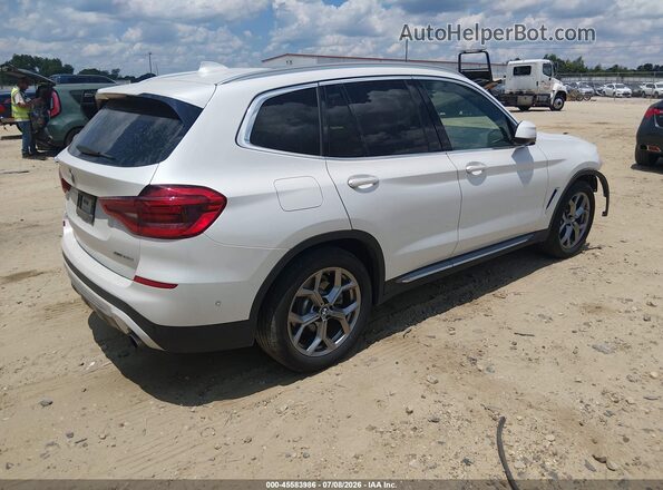5UXTY5C08L9B69991 2020 BMW X3 White Հետևի աջ