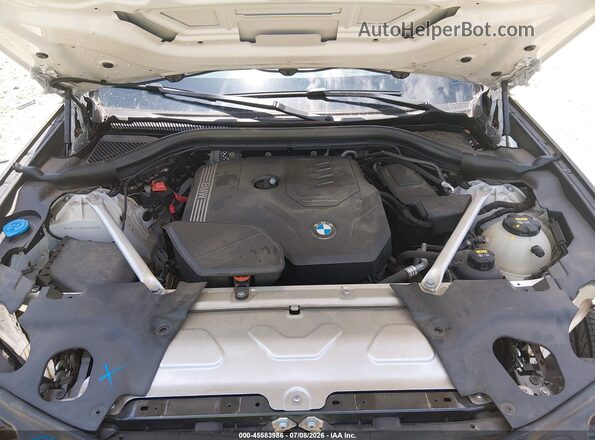 5UXTY5C08L9B69991 2020 BMW X3 White Հետևի տեսք
