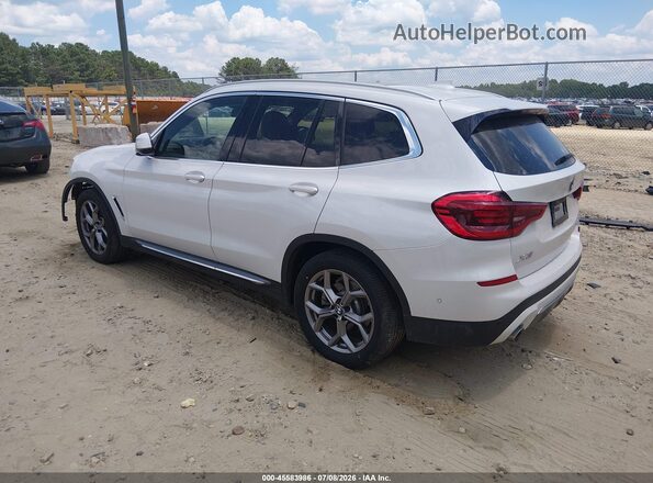 5UXTY5C08L9B69991 2020 BMW X3 White Հետևի ձախ