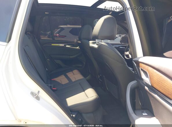 5UXTY5C08M9F41606 2021 BMW X3 White VIN կոդի պիտակի տեսք