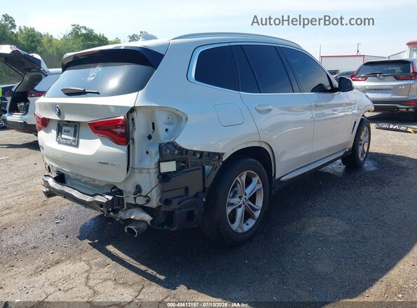 5UXTY5C08M9F41606 2021 BMW X3 White Հետևի աջ