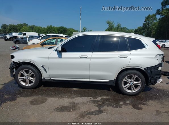 5UXTY5C08M9F41606 2021 BMW X3 White 