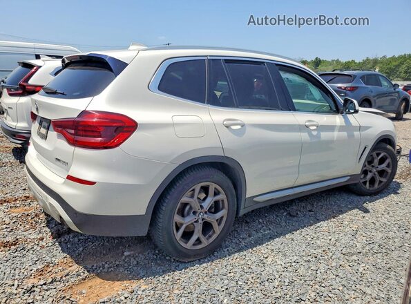 5UXTY5C09L9B25403 2020 BMW X3 Белый Задняя правая четверть