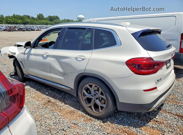5UXTY5C09L9B25403 2020 BMW X3 Белый Задняя левая четверть