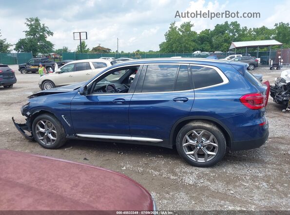 5UXTY5C09L9B63701 2020 BMW X3 Blue 