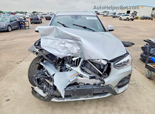 5UXTY5C09LLT31790 2020 BMW X3 Silver Դիմացի տեսք