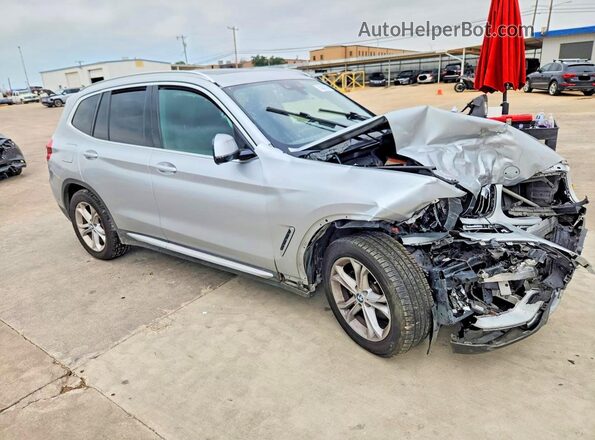 5UXTY5C09LLT31790 2020 BMW X3 Silver Առջևի աջ