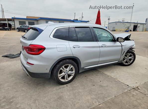 5UXTY5C09LLT31790 2020 BMW X3 Silver Հետևի աջ