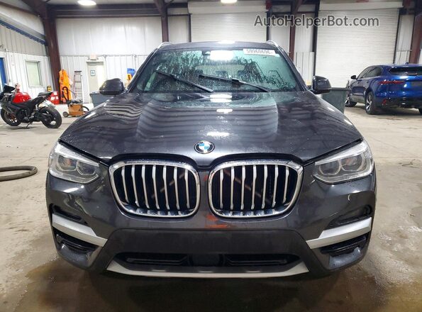 5UXTY5C09M9E16727 2021 BMW X3 Серый Вид спереди