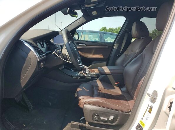 5UXTY5C0XL9B70687 2020 BMW X3 White Սալոնի դիմացի տեսք