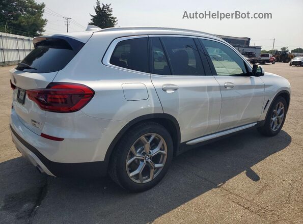 5UXTY5C0XL9B70687 2020 BMW X3 White Հետևի աջ