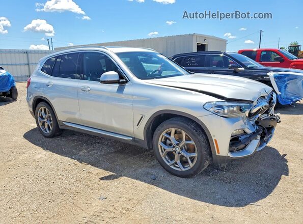 5UXTY5C0XL9C56694 2020 BMW X3 Silver Առջևի աջ
