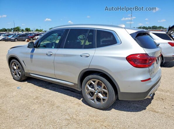 5UXTY5C0XL9C56694 2020 BMW X3 Silver Հետևի ձախ